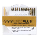 TMS LINK PLUS Complete-Kit Regular Gold Gold-Plated Stainless Steel 2in1 20 L751