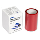 Hanel Occlusion Foil 12 1Sided Red 80mm, 25 m