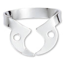 Dental Dam Clamps wingless Gloss Finish Clamp W3 Flat Jawed Small Molar 1 H03814