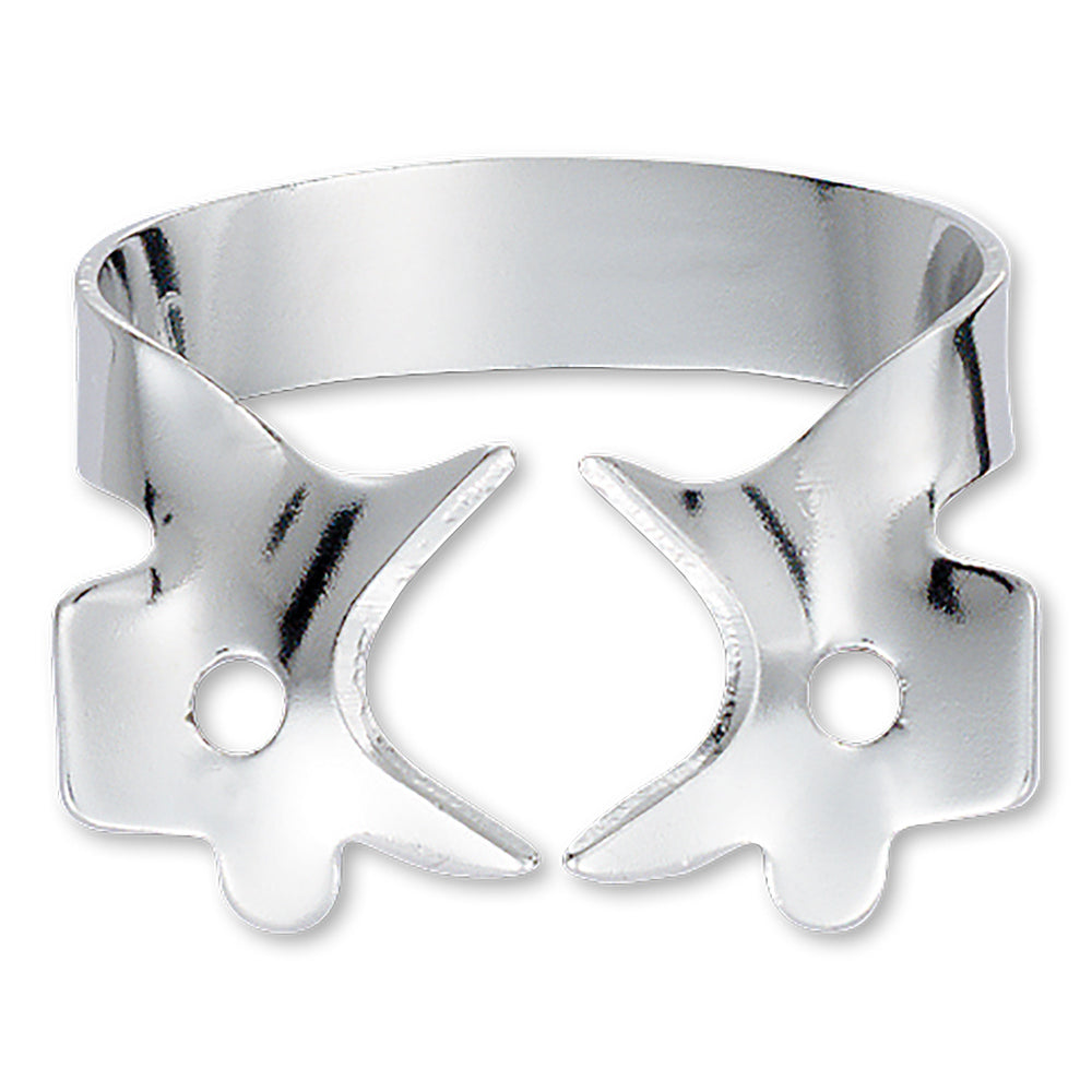 Dental Dam Clamps winged HySolate Gloss Finish Clamp 8A Downward Sloped ...