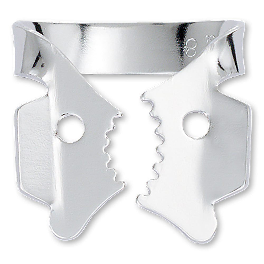 Dental Dam Clamps winged Gloss Finish Clamp 12A Serrated Jawed Upper ...