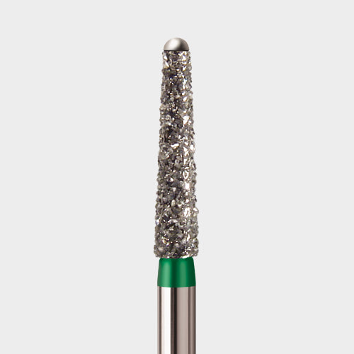 NeoDiamond Bur FG E165.014L Round End Taper Safe End (165-014L) Coarse Grit, Endo Access 10/Pkg.