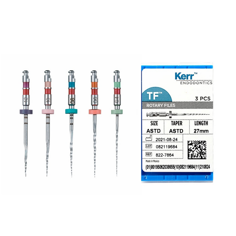 Tf Rotary Files .25/.04/23Mm 3/Pk 822-4253 - Davis Dental Supply