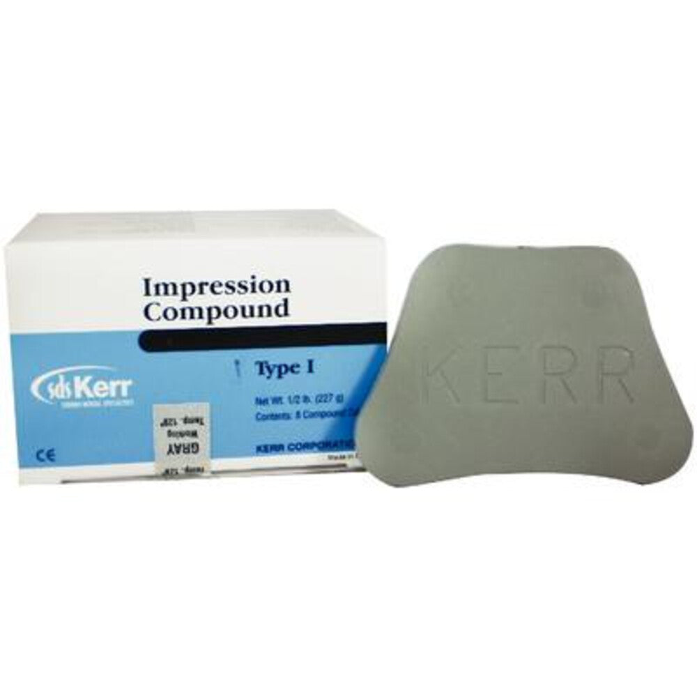 Impression Compound Sticks 1/2 lb. 15/Pkg Gray 00455 - Davis Dental Supply