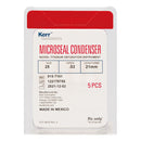 Microseal Condensers 21 mm Size 25 5/Pkg Red 815-7131