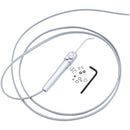 Syringe Euro-Style Quick Clean w/Gray Straight Tubing