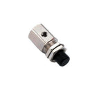 Push Button Valve Momentary 2-Way Normally Closed Black