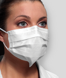 Earloop Masks - WHITE 50/Bx. Fluid Resistant Outer Layer, White Tissue Inner Layer, BFE ? 98%, PFE ? 98% at 0.1 micron, Latex-Free, Extra-Long Aluminum Nose Piece, Aluminum Strip Under the Chin to create a custom fit with a tight seal at the bottom and sides of the mask. Conforms to any size or shape face. Extra soft. Free of chemicals, inks and dyes. ASTM Level 3.