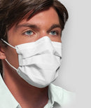 Ultra Sensitive FogFree Level 3 Earloop Face Mask - White 40/Box. Fluid resistant outer layer with white extra soft hypoallergenic cellulose inner layer and comfort cushion. Unique fogfree strip, free from all inks, dyes and chemicals, BFE > 98%, PFE = 99.8% at 0.1 micron, Latex-Free.