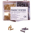 PINDEX Short Pins & Plastic Sleeves, 100 pcs, PX117
