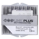 TMS LINK PLUS Bulk Kit, Regular Gold, Gold-Plated Stainless Steel, 2in1, 50 pcs