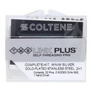 TMS LINK PLUS Complete-Kit, Minim Silver, Gold-Plated Stainless Steel, 2in1, 20 pcs