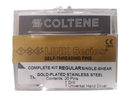 TMS LINK SERIES Complete-Kit, Minikin Red, Gold-Plated Stainless Steel, 20 pcs
