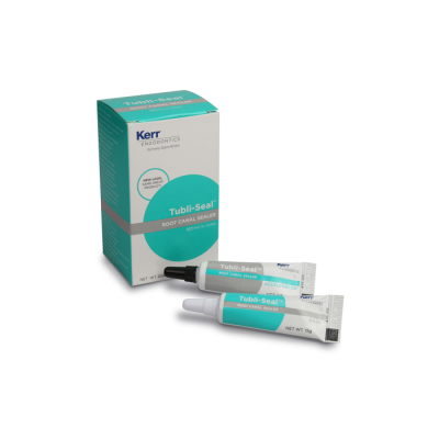 Tubli-Seal Kit. 10 gm Base, 3.5gm Accelerator, and Mixing Pad.