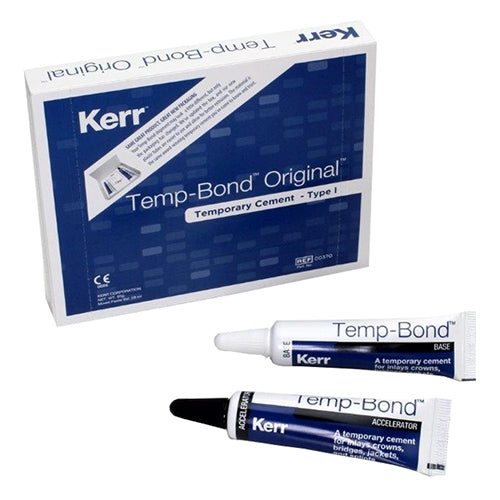 TempBond Tubes  Contains: 1 Tube Base (50 g), 1 Tube Accelerator (15 g), 1 Mixing Pad