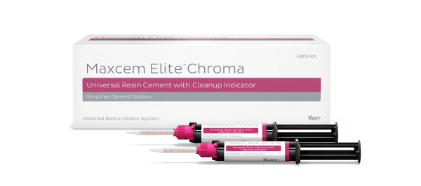 Maxcem Elite Chroma 2 Dual Syringes (5 g) + Tips
