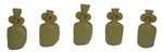 POLYCARBONATE CROWNS #61 - 5pk MFG #100-p61