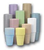 5OZ. PLASTIC CUPS BLUE - 1000bx (CROSSTEX)