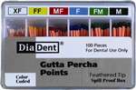 ACCESSORY SIZE GUTTA PERCHA POINTS Fine - Spillproof - 100bx MFG #102-604