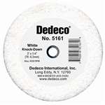 LATHE WHEELS White Knock-Down-Coarse 3X 1/4 - Each (DEDECO)
