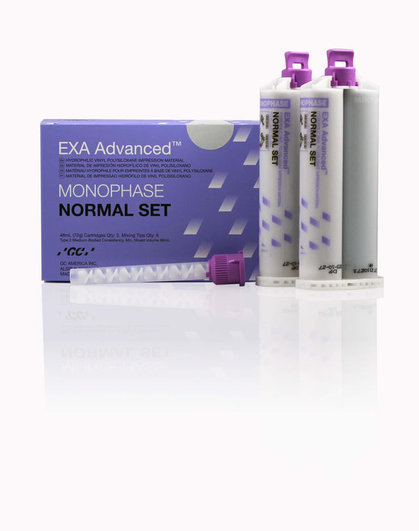 EXA Advanced - Normal Set Monophase.  Value Pack (8x48 mL + 24 mixing tips)