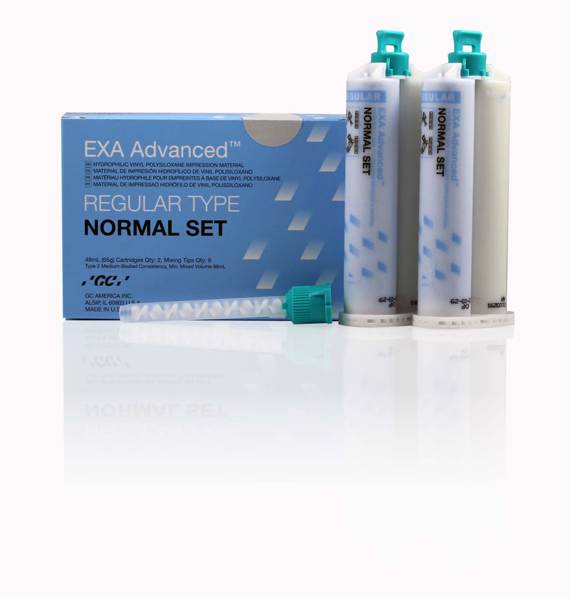 EXA Advanced - Normal Set.  Value Package  8 cartridges (48 mL each) and 24 mixing tips.