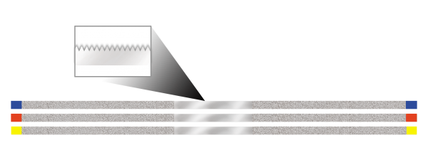 NTI Serrated Diamond Finishing Strips 10/pk