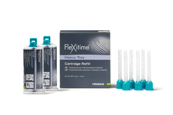 Flexitime Heavy Tray (2 x 50 mL Cartridges with Mixing Tips)