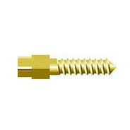 Gold Plated Screw Post - 12pk.