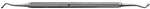 AMALGAM PLUGGER W/STANLESS STEEL HANDLE Black #0/1 DE Serrated (Each)MFG #01-210