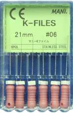 K-TYPE FILES #60 25mm - 6pk