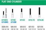 NEODIAMOND #0710C Flat End Cylinder, Coarse Grit (25pk)
