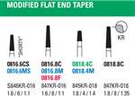 NEODIAMOND #0816CS Modified Flat End Taper, Coarse, Short Shank Grit (25pk)