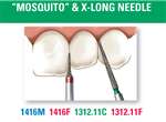 NEODIAMOND #1312.11F Mosquito & X-Long Needle, Fine Grit (25pk)