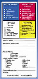 Hazardous Material Label     100/roll