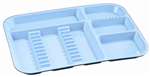 DIVIDED TRAY Blue (B) - Each MFG #300BD-LT.BLUE