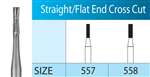 Surgical Burs RA #557SL Straight/Flat End Cross Cut (5pk)
