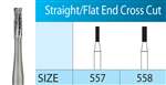 Surgical Burs RA #558SL Straight/Flat End Cross Cut (5pk)