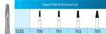 Surgical Burs RA #702SL Taper/Flat End Cross Cut (5pk)