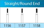 Carbide Burs RA #1157 Straight/Round End Cross Cut (10pk) - SS WHITE