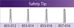 REVELATION FG Diamond Burs #853-012 Medium - Safety Tip (5pk)
