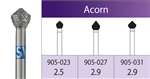 PIRANHA FG Diamond Burs #905-031F Curettage, Fine (25pk)