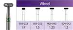 PIRANHA FG Diamond Burs #909-040SC Wheel, Super Coarse (25pk)
