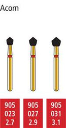 ALPEN FG Diamond Burs Acorn (5pk)
