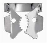HYGENIC Gloss Finish Winged Clamp #12A - Serrated Jawed, Upper Left Molars, 1 pc