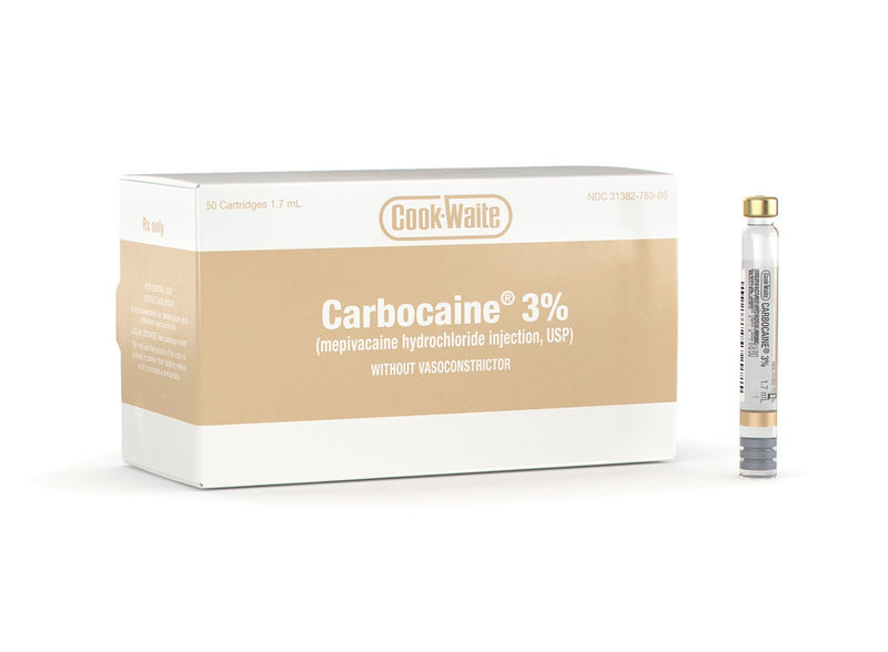 CARBOCAINE 3% (mepivacaine hydrochloride injection, USP) without vasoconstrictor