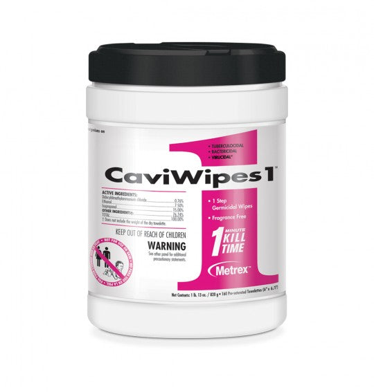 CaviWipes1 Towelettes (Large) 160/Can. 6" x 6.75"