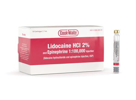 LIDOCAINE RED HCI 2% w/Epi. 1:100,000 Injection