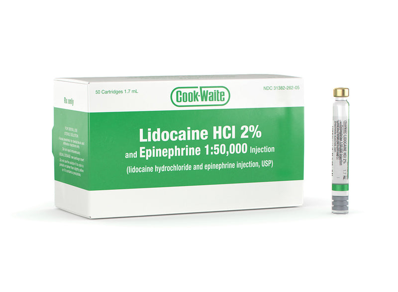 LIDOCAINE HCL 2% AND EPINEPHRINE 1:50,000 INJECTION
